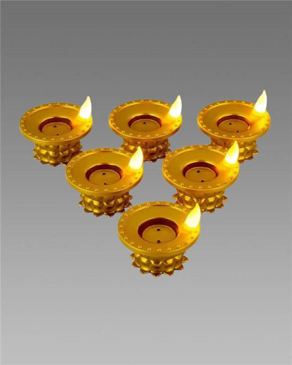 Water Pouring  Diya Led Light- Droplaza™