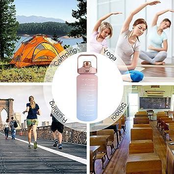 3 Pack Motivational Water Bottles Set (Pack of 3)