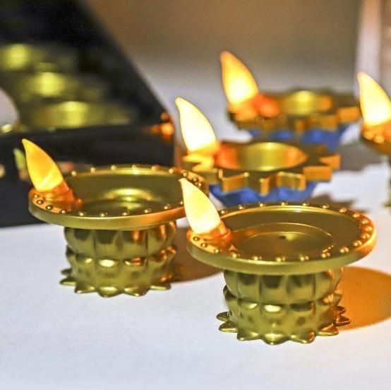 Water Pouring  Diya Led Light- Droplaza™