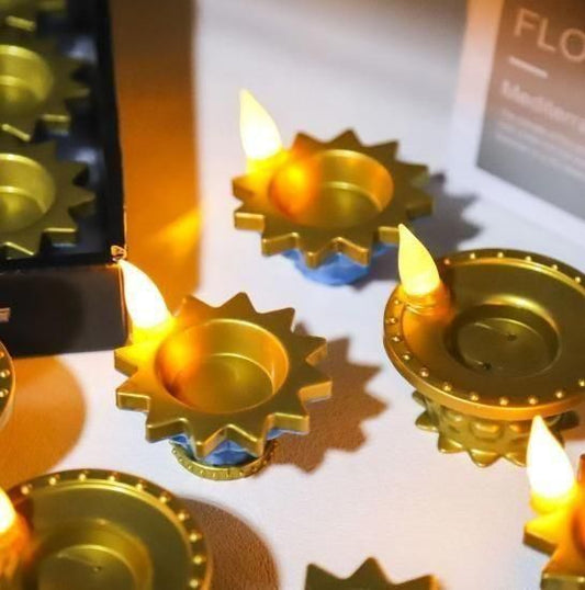 Water Pouring  Diya Led Light- Droplaza™